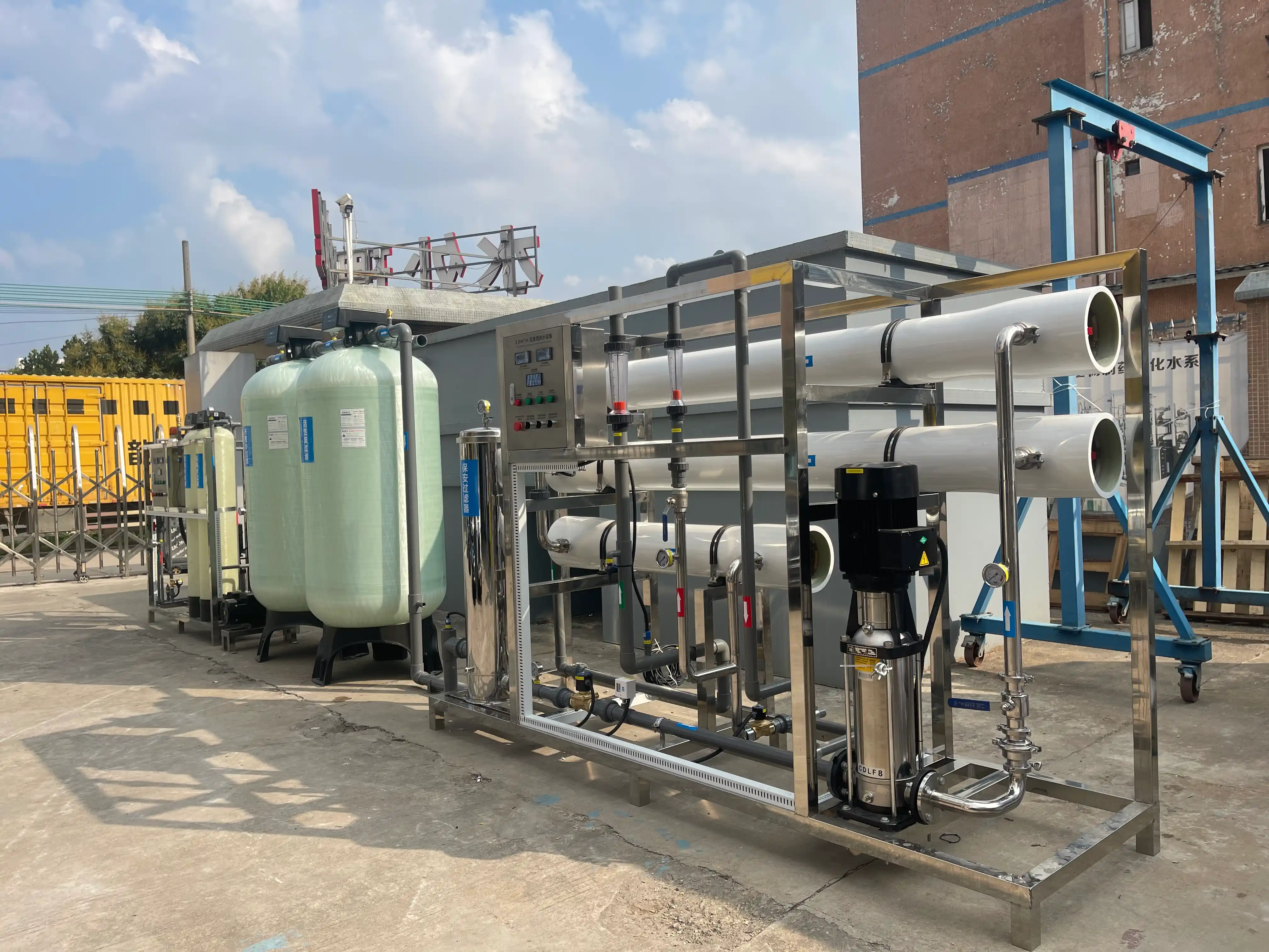 borehole water treatment equipment